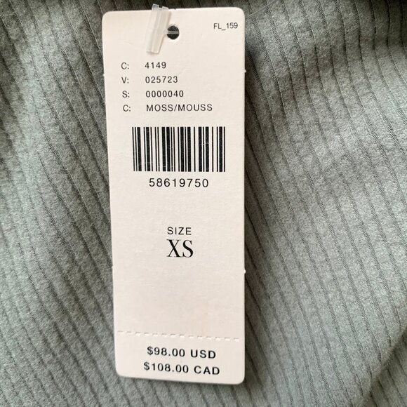 NWT Anthropologie Saturday Sunday Emily Ruched Midi Dress, XS, Moss Green - Picture 10 of 12